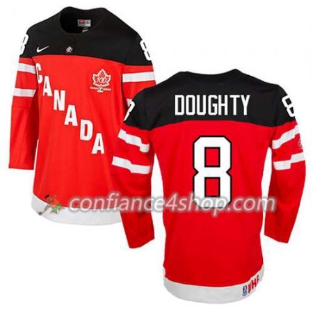 Maillot de Hockey Premier Olympic-Canada Team Drew Doughty #8 100th Anniversary rouge - Homme