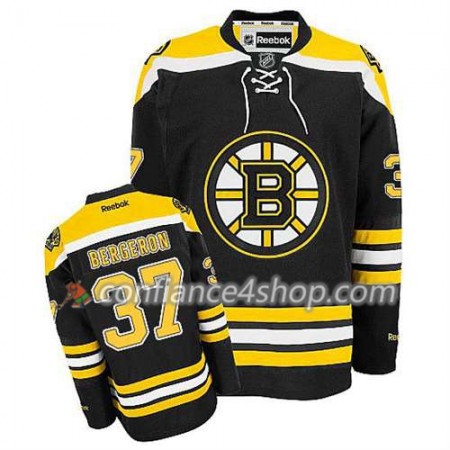 Reebok Maillot de Hockey Boston Bruins Patrice Bergeron #37 Domicile Noir - Homme