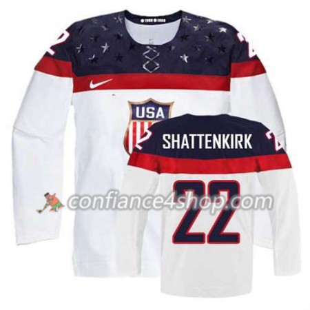 Maillot de Hockey Premier Olympic-USA Team Kevin Shattenkirk #22 Domicile blanc - Enfant