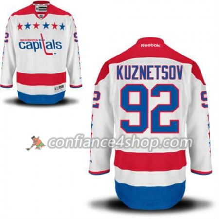 Reebok Maillot de Hockey Washington Capitals Evgeny Kuznetsov #92 Premier Third blanc - Homme