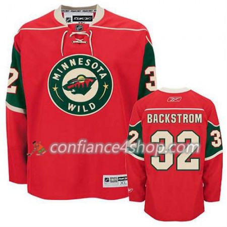 Reebok Maillot de Hockey Minnesota Wild Niklas Backstrom #32 Domicile rouge - Homme Reebok Maillot de Hockey Minnesota Wild Niklas Backstrom #32 Domicile rouge - Homme