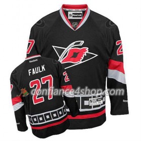 Reebok Maillot de Hockey Carolina Hurricanes Justin Faulk #27 Third Noir - Homme