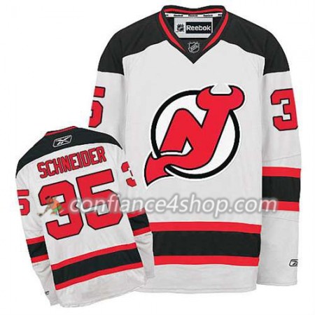 Reebok Maillot de Hockey New Jersey Devils Cory Schneider #35 Extérieur blanc - Homme
