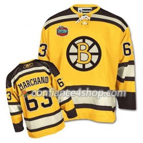 Reebok Maillot de Hockey Boston Bruins Brad Marchand #63 Winter Classic Or - Homme