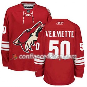 Reebok Maillot de Hockey Phoenix Coyotes Antoine Vermette 50 Rouge Domicile - Homme