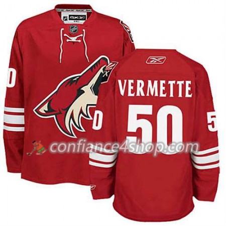 Reebok Maillot de Hockey Phoenix Coyotes Antoine Vermette 50 Rouge Domicile - Homme