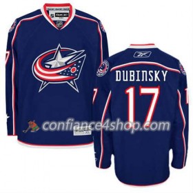 Reebok Maillot de Hockey Columbus Blue Jackets Brandon Dubinsky #17 Domicile blanc - Homme
