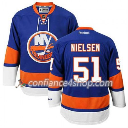 Reebok Maillot de Hockey New York Islanders Frans Nielsen #51 Domicile Bleu royal - Homme