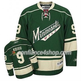 Reebok Maillot de Hockey Minnesota Wild Mikko Koivu #9 Third vert - Homme