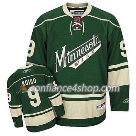 Reebok Maillot de Hockey Minnesota Wild Mikko Koivu #9 Third vert - Homme