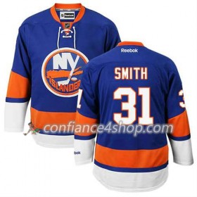 Reebok Maillot de Hockey New York Islanders Billy Smith #31 Domicile Bleu royal - Homme