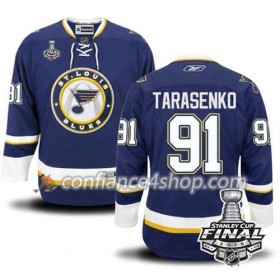 Reebok Maillot de Hockey St. Louis Blues Vladimir Tarasenko #91 Bleu marin Third 2016 Stanley Cup - Homme