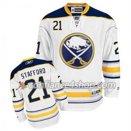Reebok Maillot de Hockey Buffalo Sabres Drew Stafford #21 Extérieur blanc - Homme