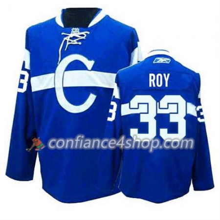 Reebok Maillot de Hockey Montreal Canadiens Patrick Roy #33 Third Bleu - Homme