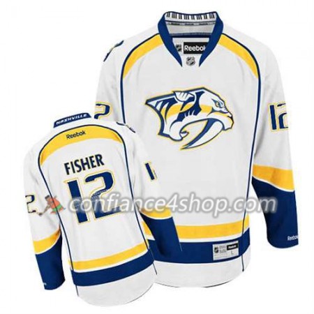 Reebok Maillot de Hockey Nashville Predators Mike Fisher #12 Extérieur blanc - Homme Reebok Maillot de Hockey Nashville Predators Mike Fisher #12 Extérieur blanc - Homme