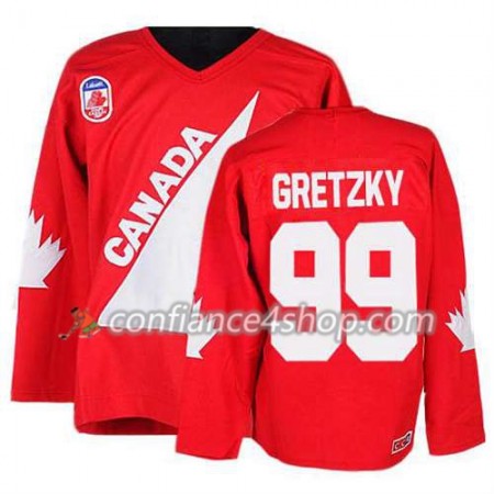 Maillot de Hockey Premier Olympic-Canada Team Wayne Gretzky #99 Throwback rouge - Homme