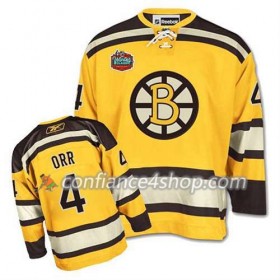 Reebok Maillot de Hockey Boston Bruins Bobby Orr #4 Winter Classic Or - Homme