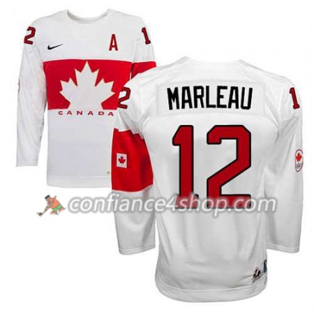 Maillot de Hockey Premier Olympic-Canada Team Patrick Marleau #12 Domicile blanc - Homme