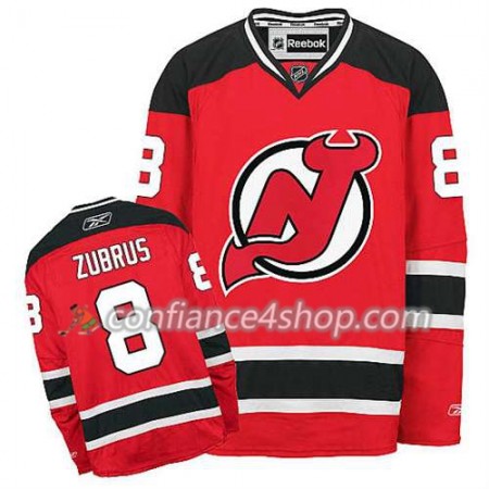 Reebok Maillot de Hockey New Jersey Devils Dainius Zubrus #8 Domicile rouge - Homme