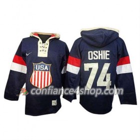 Maillot de Hockey Premier Olympic-USA Team T. J. Oshie #74 - Homme