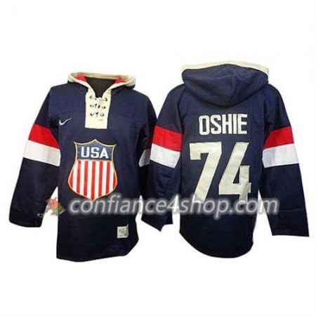 Maillot de Hockey Premier Olympic-USA Team T. J. Oshie #74 - Homme
