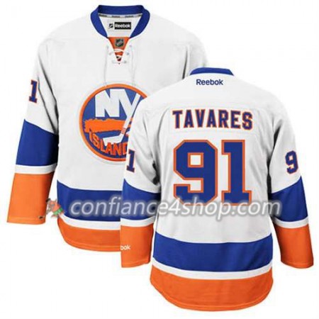 Reebok Maillot de Hockey New York Islanders John Tavares #91 Extérieur blanc - Homme