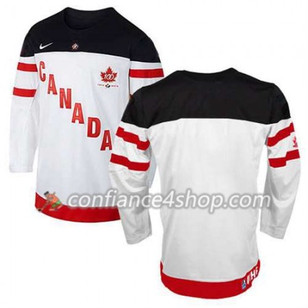 Maillot de Hockey Premier Olympic-Canada Team 100th Anniversary Blank blanc - Homme