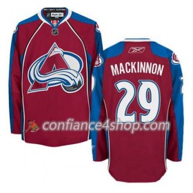 Reebok Maillot de Hockey Colorado Avalanche Nathan MacKinnon #29 Domicile rouge - Homme