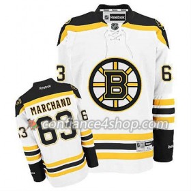 Reebok Maillot de Hockey Boston Bruins Brad Marchand #63 Extérieur blanc - Homme