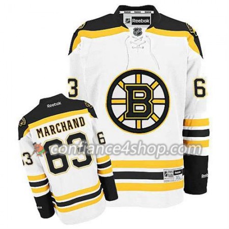 Reebok Maillot de Hockey Boston Bruins Brad Marchand #63 Extérieur blanc - Homme