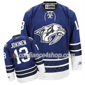 Reebok Maillot de Hockey Nashville Predators Olli Jokinen #13 Third Bleu - Homme