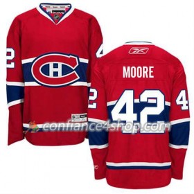 Reebok Maillot de Hockey Montreal Canadiens Dominic Moore #42 Domicile rouge - Homme