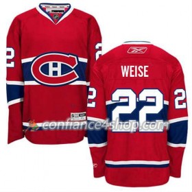 Reebok Maillot de Hockey Montreal Canadiens Dale Weise #22 Domicile rouge - Homme