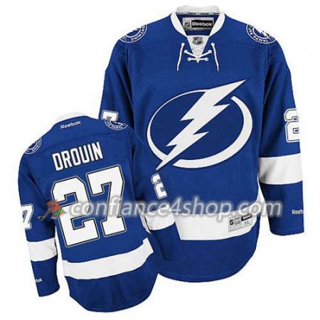 Reebok Maillot de Hockey Tampa Bay Lightning Jonathan Drouin #27 Domicile Bleu royal - Homme