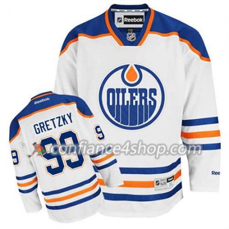 Reebok Maillot de Hockey Edmonton Oilers Wayne Gretzky #99 Extérieur blanc - Homme