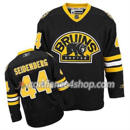 Reebok Maillot de Hockey Boston Bruins Dennis Seidenberg #44 Third Noir - Homme