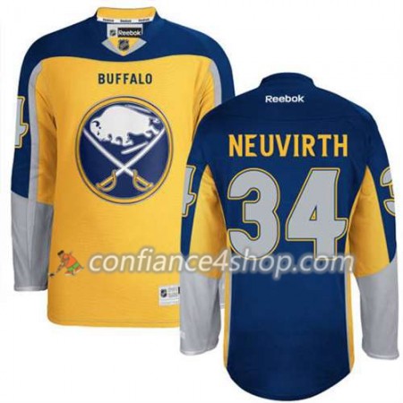 Reebok Maillot de Hockey Buffalo Sabres Michal Neuvirth 34 Third Or - Homme