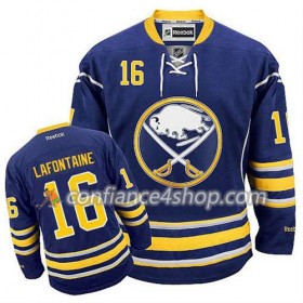 Reebok Maillot de Hockey Buffalo Sabres Pat Lafontaine #16 Domicile Bleu marin - Homme