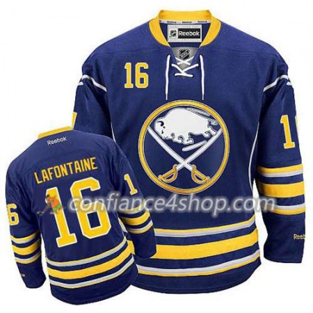 Reebok Maillot de Hockey Buffalo Sabres Pat Lafontaine #16 Domicile Bleu marin - Homme