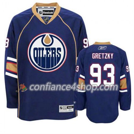 Reebok Maillot de Hockey Edmonton Oilers Ryan Nugent-Hopkins #93 Third Bleu marin - Homme