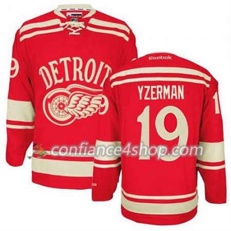 Reebok Maillot de Hockey Detroit Red Wings Steve Yzerman #19 2014 Winter Classic rouge - Homme