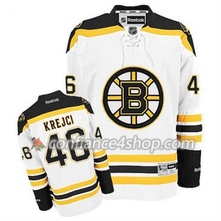 Reebok Maillot de Hockey Boston Bruins David Krejci #46 Extérieur blanc - Homme