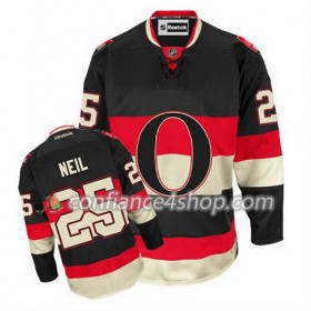 Reebok Maillot de Hockey Ottawa Senators Chris Neil #25 Third Noir - Homme