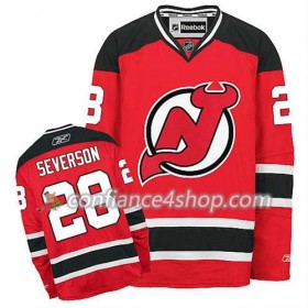 Reebok Maillot de Hockey New Jersey Devils Damon Severson #28 Domicile rouge - Femme