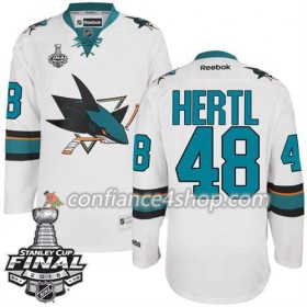 Reebok Maillot de Hockey San Jose Sharks Tomas Hertl #48 blanc Extérieur 2016 Stanley Cup - Homme