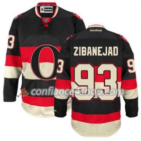 Reebok Maillot de Hockey Ottawa Senators Mika Zibanejad #93 Third Noir - Homme