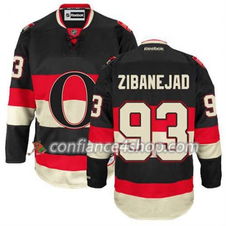 Reebok Maillot de Hockey Ottawa Senators Mika Zibanejad #93 Third Noir - Homme