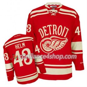 Reebok Maillot de Hockey Detroit Red Wings Darren Helm #43 2014 Winter Classic rouge - Homme