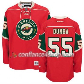 Reebok Maillot de Hockey Minnesota Wild Matt Dumba #55 Domicile rouge - Homme