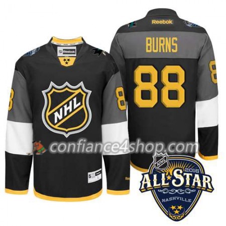 Maillot de Hockey 2016 All-Star San Jose Sharks Brent Burns #88 Noir - Homme